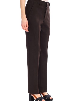 Чорні брюки GANNI : фото 4 - Invogue